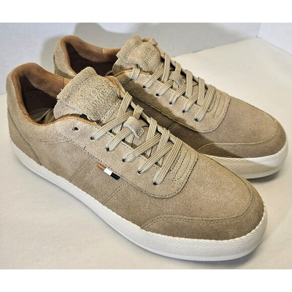 Allen Edmonds Men\'s Bone Beige Suede Holden Beach Comfort Sneaker Size 7D main image 7